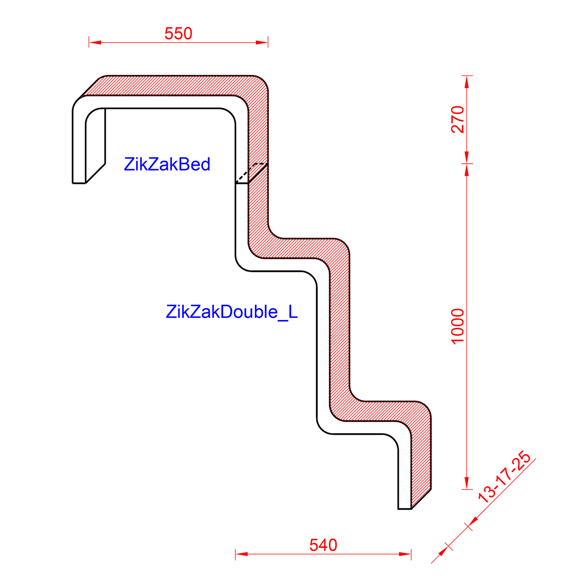 ZikZak - Double+Bed - Ananimalab.com