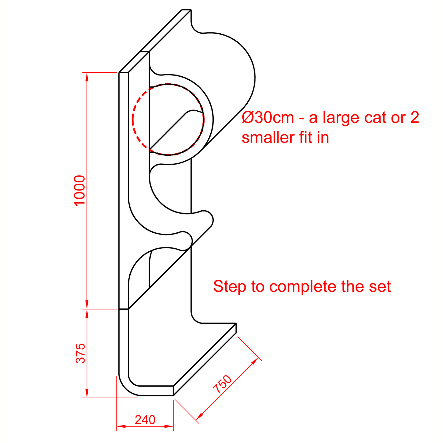 Kissan kiipeilyseinä TiG+56B - Mini_P1 - P4 - SP - Ananimalab.com