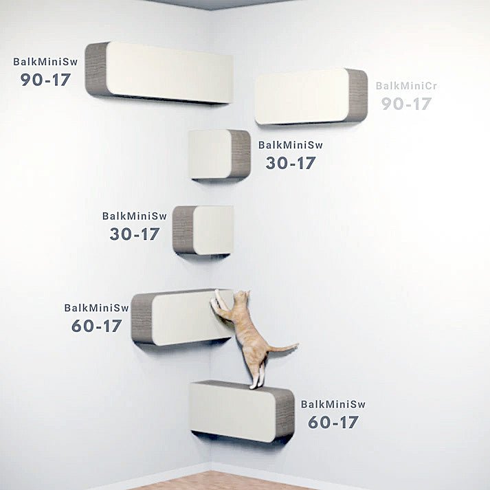 Kissan kiipeilyseinä, BalkMiniSw - muotosarja - Ananimalab.com