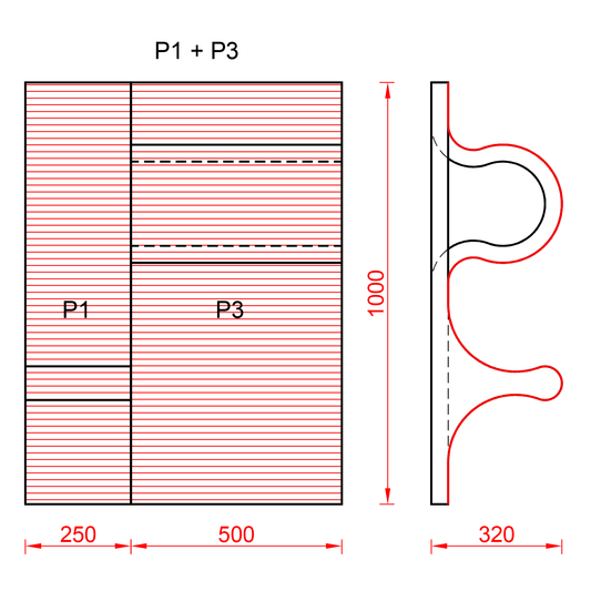 Kissan kiipeilyseinä: Pesä ja porraskappale - yhdistelmä - Ananimalab.com