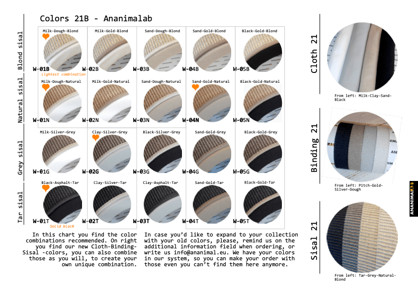 Choose your cat furniture color - Ananimalab.com