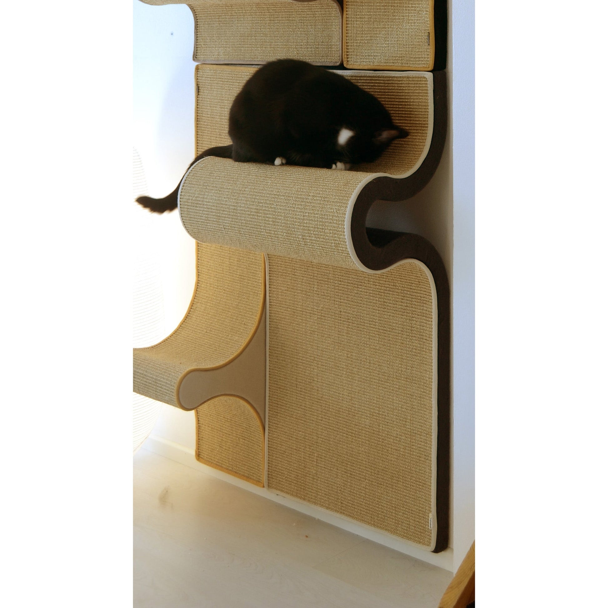 Kissan kiipeilyseinä - mutkaelementti P2 - Ananimalab.com