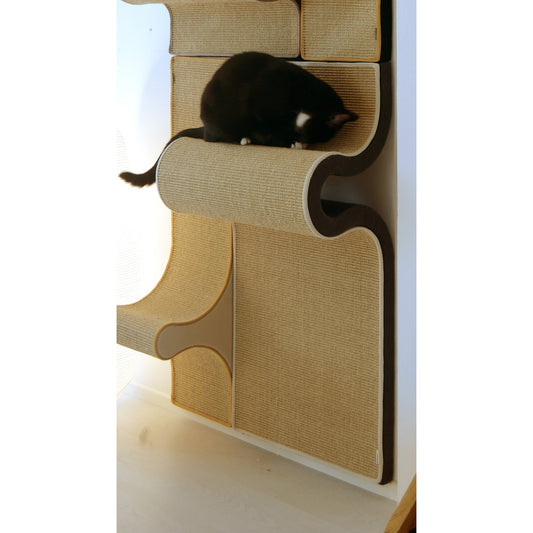 Kissan kiipeilyseinä - mutkaelementti P2 - Ananimalab.com