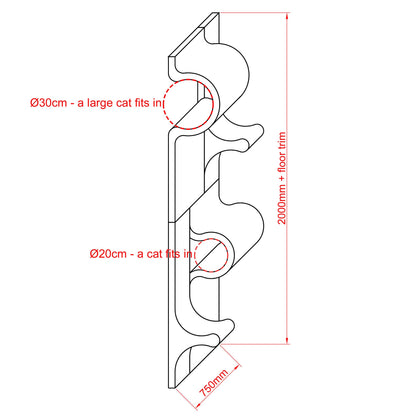 Kissan kiipeilyseinä TiG+24 - Com_Double+ - Ananimalab.com